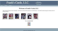 Desktop Screenshot of frankscardsllc.com